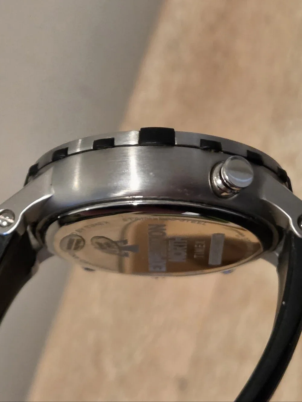 Timex Expedition Tide-Temp-Compass 44mm Stainless Steel Runner Strap Watch